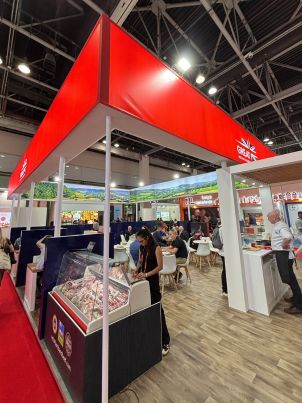 Great Britain-branded stand at an expo event.